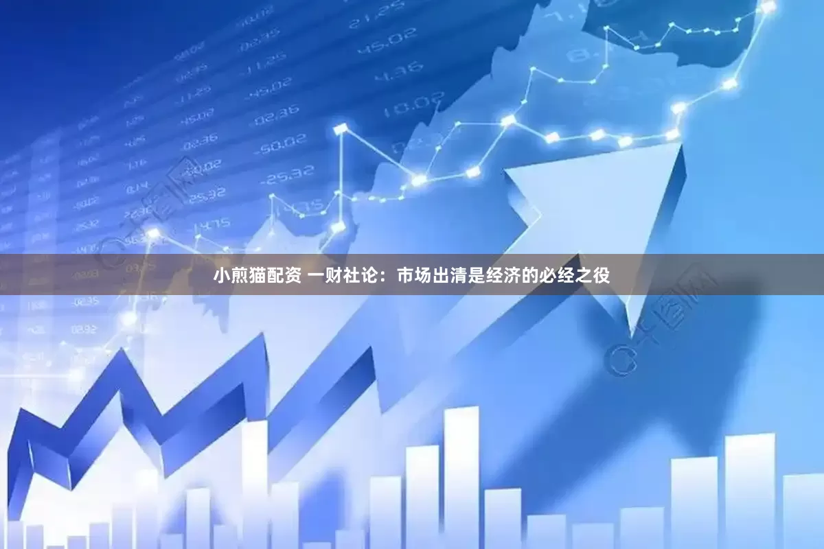 小煎猫配资 一财社论：市场出清是经济的必经之役
